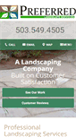 Mobile Screenshot of preferredlandscapeservices.com